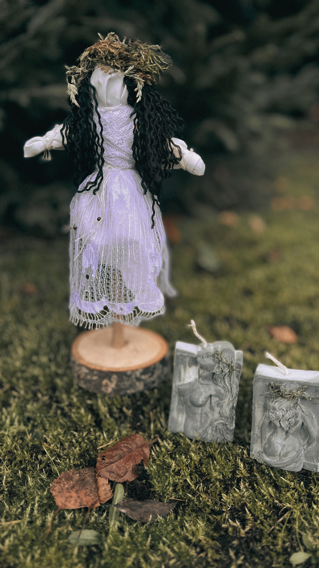 Lalka motanka - Rusałka Wanda - obrazek 6