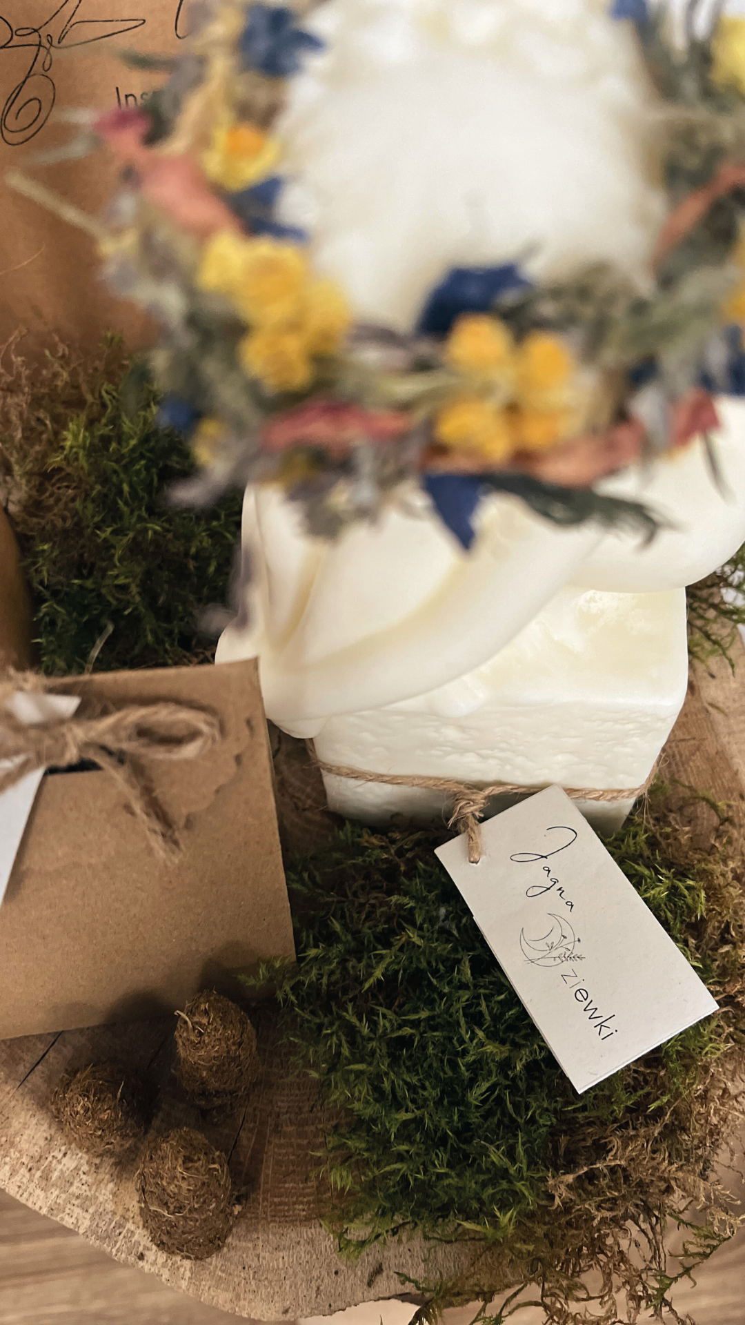 Zestaw ze świecą XXL Jagna "Chłopi" - obrazek 9