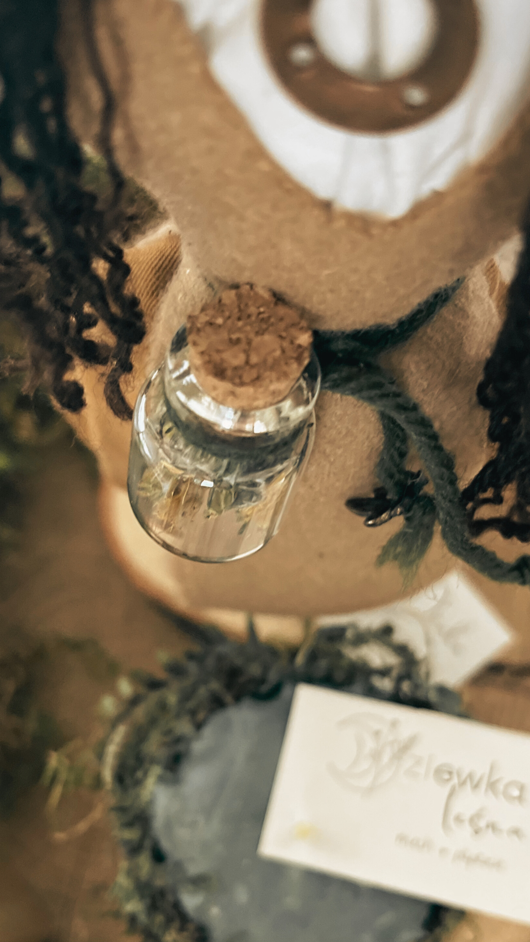 Lalka motanka - leśna zielarka Draha - obrazek 4