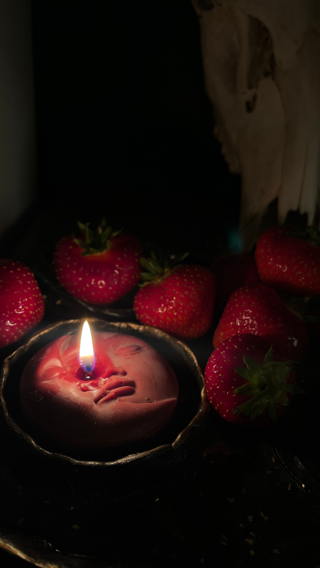 Świeca sojowa Księżyc – Pełnia Truskawkowego Księżyca – czerwiec