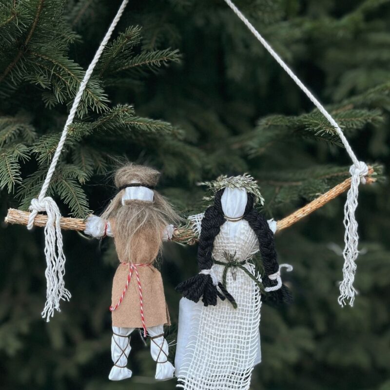 Nierozłączki - słowiańska lalka motanka - seria Miłość