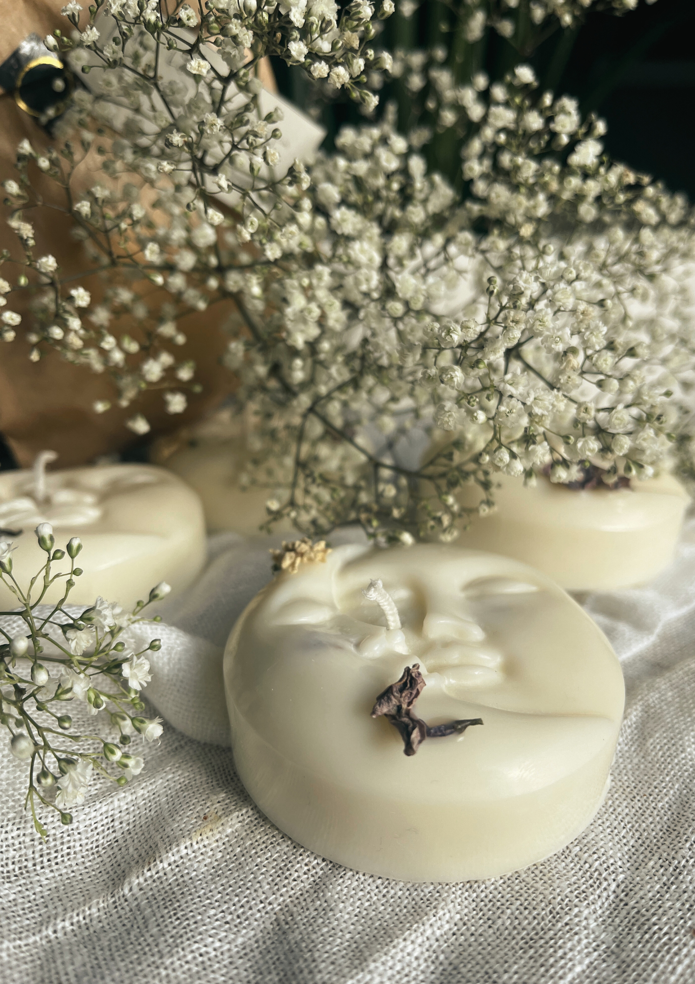 Świeca sojowa Księżyc – Pełnia Kwiatowego Księżyca - maj - obrazek 2