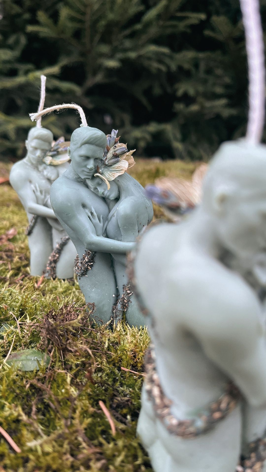 Świeca sojowa Dziewka i jej Luby - seria Miłość - obrazek 3