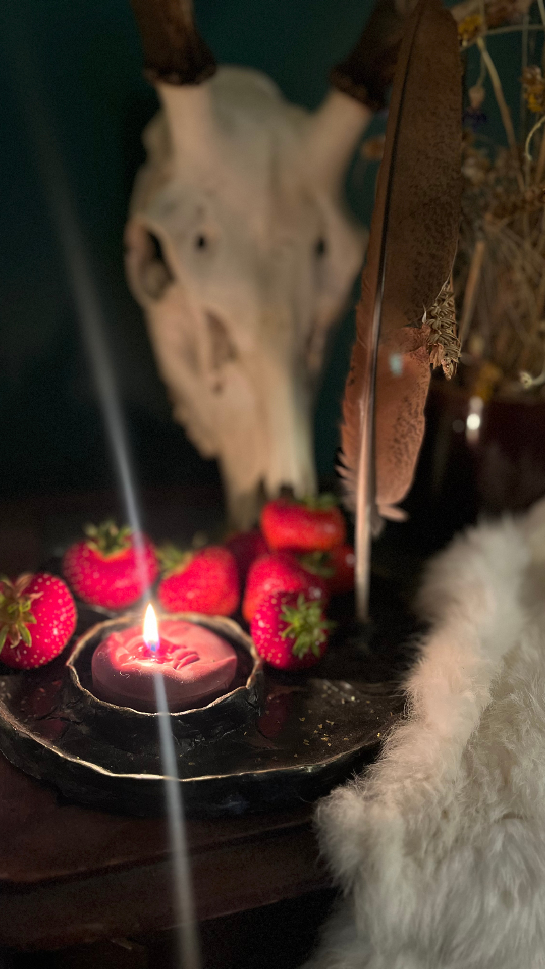 Świeca sojowa Księżyc – Pełnia Truskawkowego Księżyca – czerwiec - obrazek 4