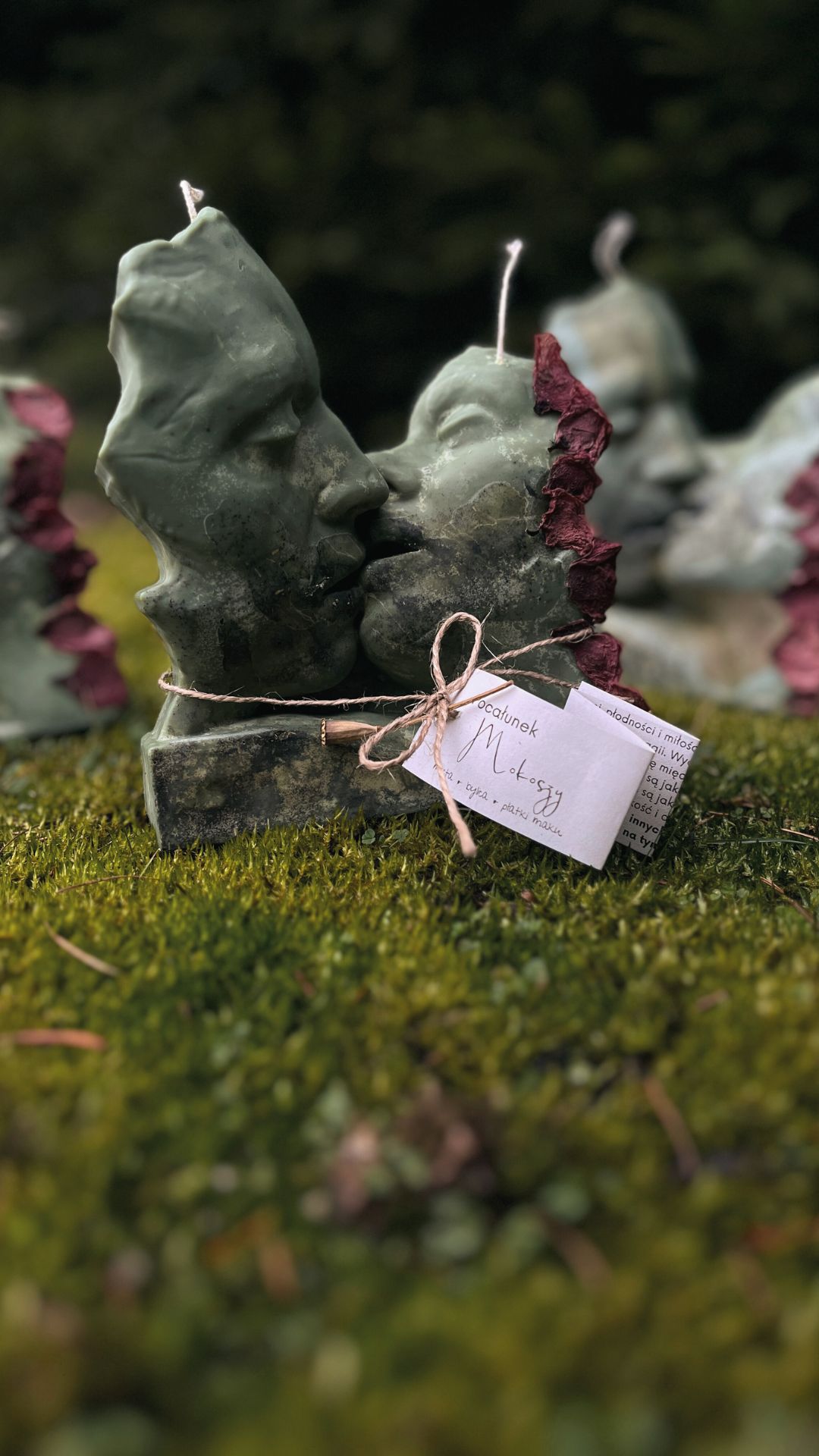 Duża świeca sojowa - Pocałunek Mokoszy - seria Miłość - obrazek 9