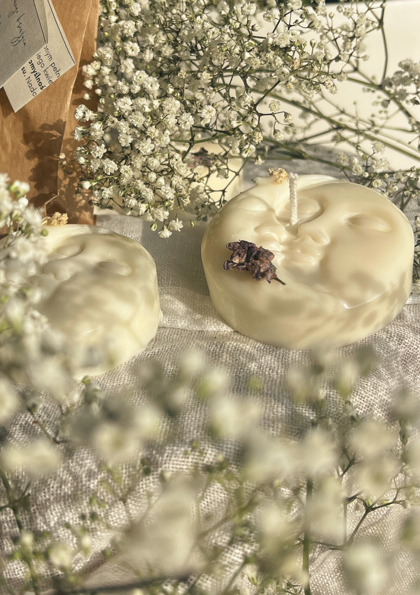 Świeca sojowa Księżyc – Pełnia Kwiatowego Księżyca - maj