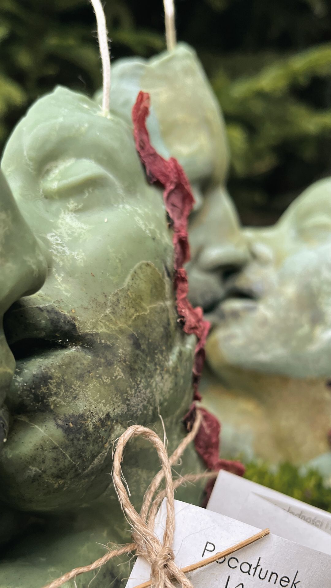 Duża świeca sojowa - Pocałunek Mokoszy - seria Miłość - obrazek 8