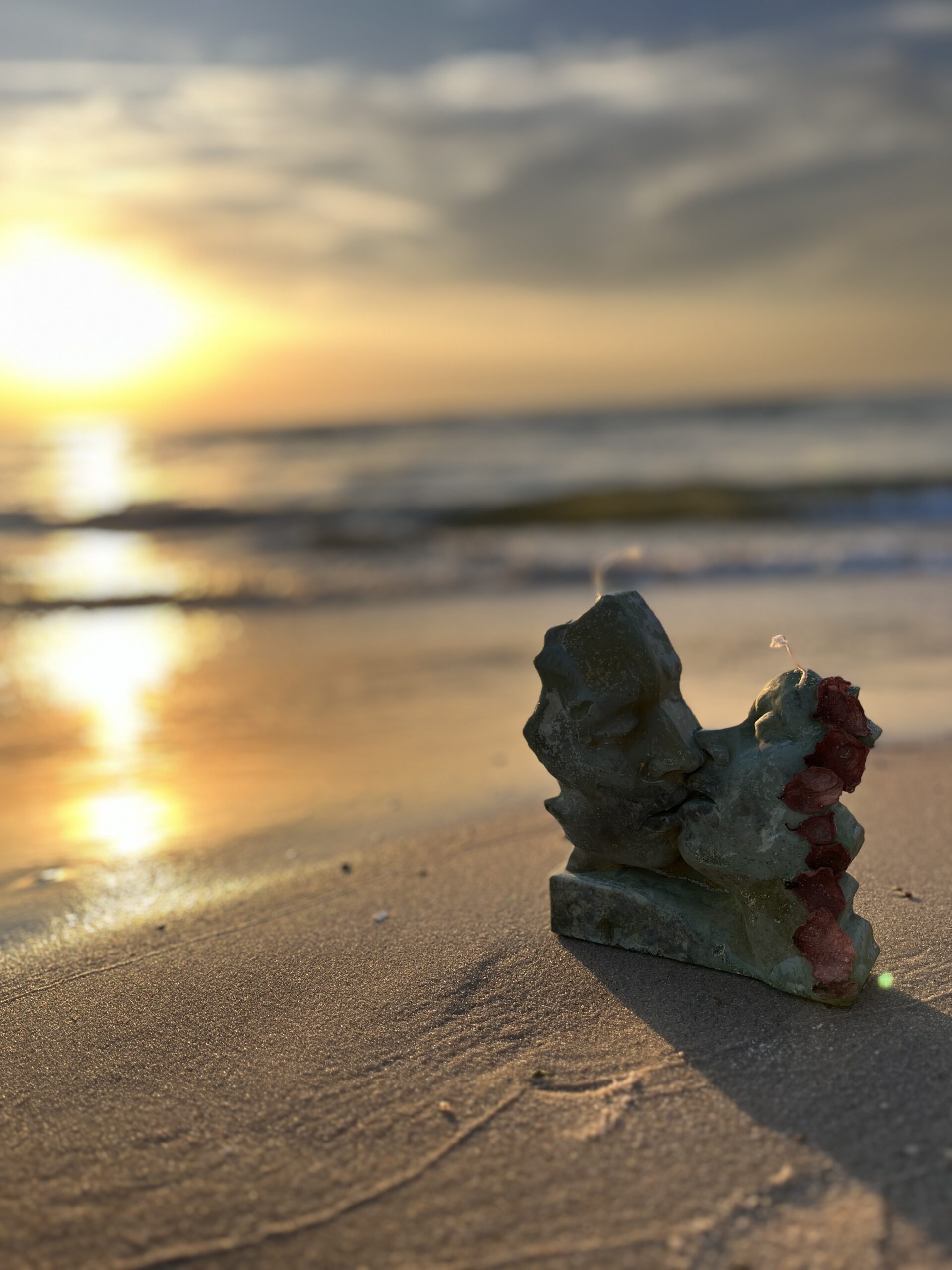 Duża świeca sojowa - Pocałunek Mokoszy - seria Miłość - obrazek 2