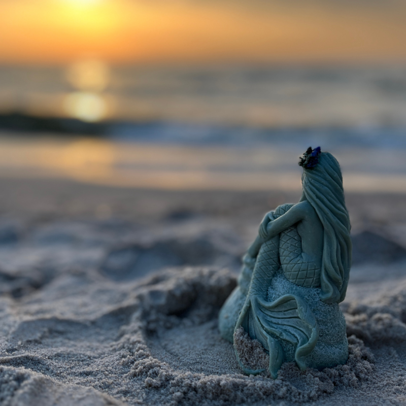 Świeca sojowa - Bogini Jurata - bałtycka syrena