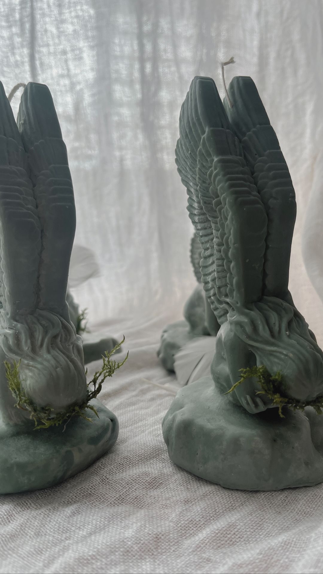 Świeca sojowa - Dziewka Gryfa - anioł - obrazek 4