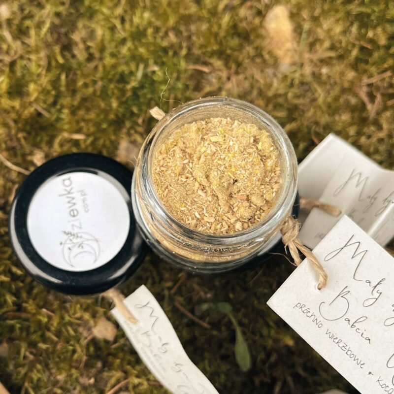 Mały dym - Babcia Wierzba - Kadzidło ziołowe w słoiku 30ml + 3 węgielki