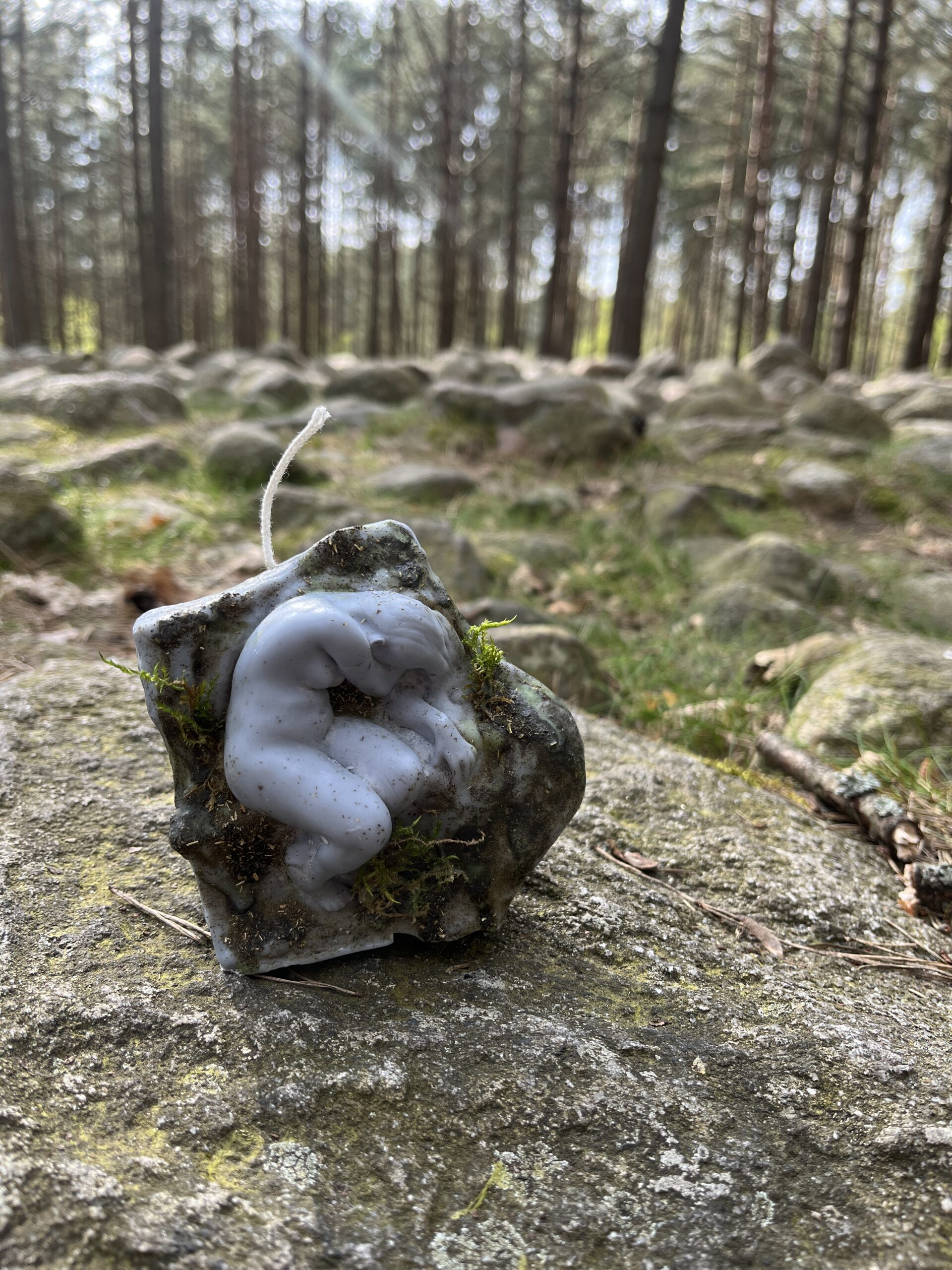 Świeca sojowa - Dziewka z kamiennego kręgu - obrazek 2