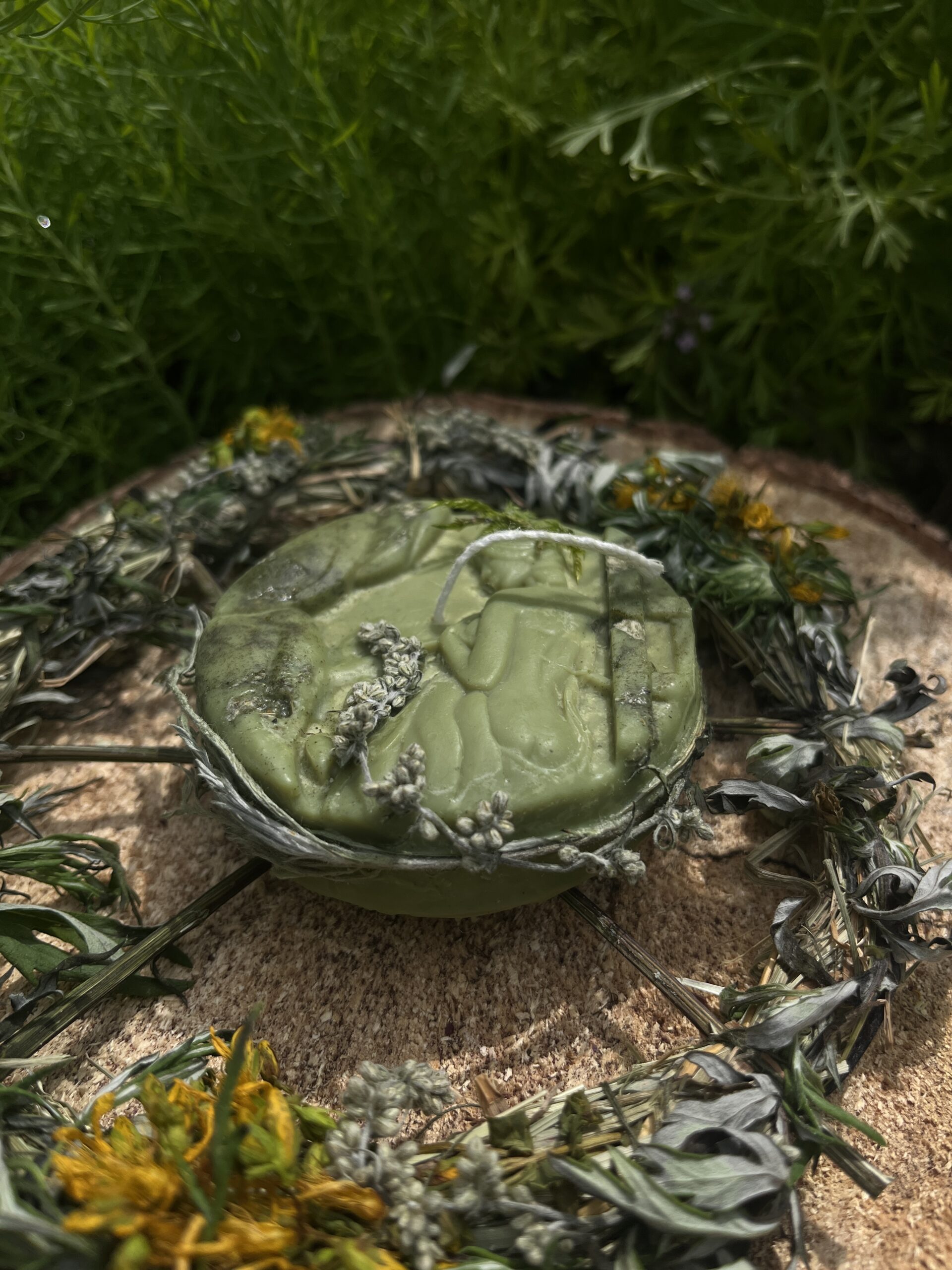 Dziewka Kupały - świeca do puszczania na wiankach - obrazek 2