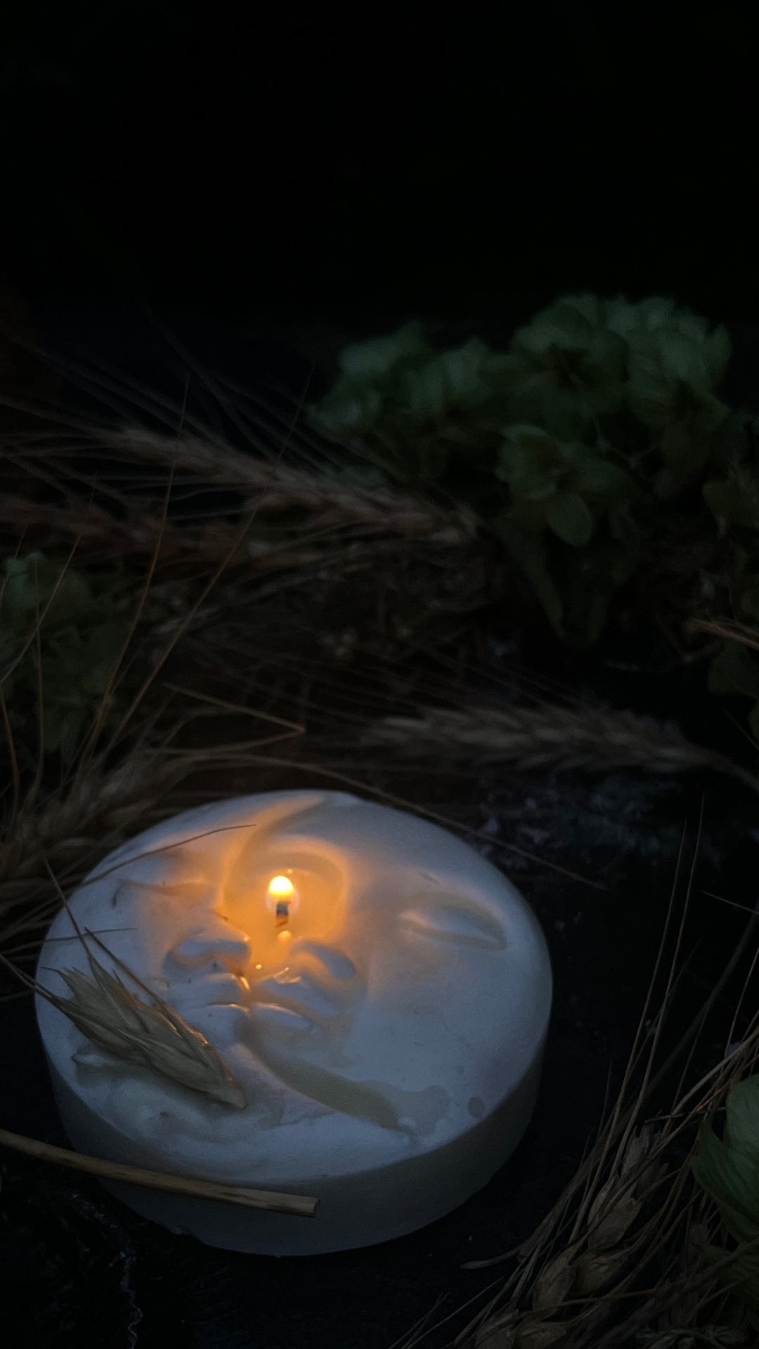 Świeca sojowa Księżyc – Pełnia Żniwiarzy – wrzesień - obrazek 2