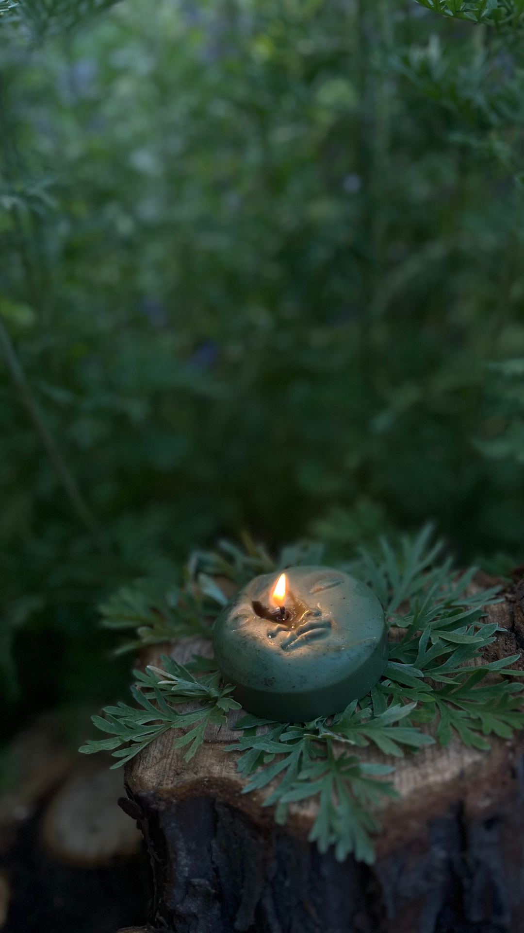 Świeca sojowa Księżyc – Pełnia Zielonego Księżyca – lipiec - obrazek 2