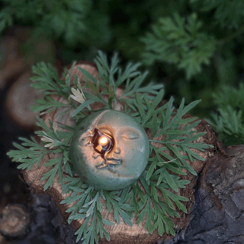 Świeca sojowa Księżyc – Pełnia Zielonego Księżyca – lipiec