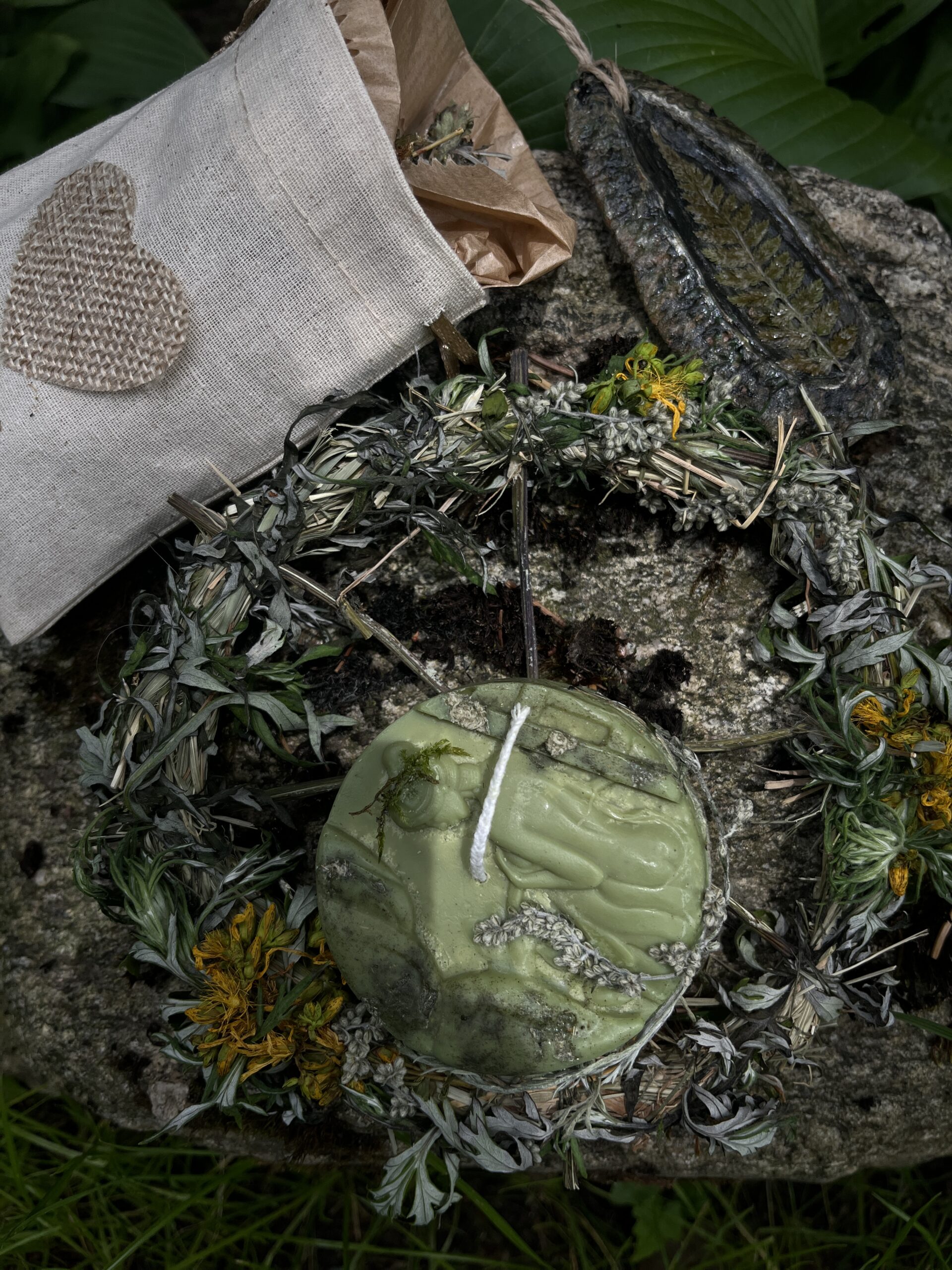 Dziewka Kupały - świeca do puszczania na wiankach - obrazek 6