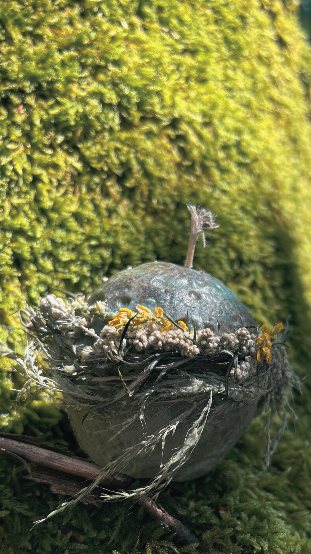 Świeca sojowa Księżyc w zielni - obrazek 2