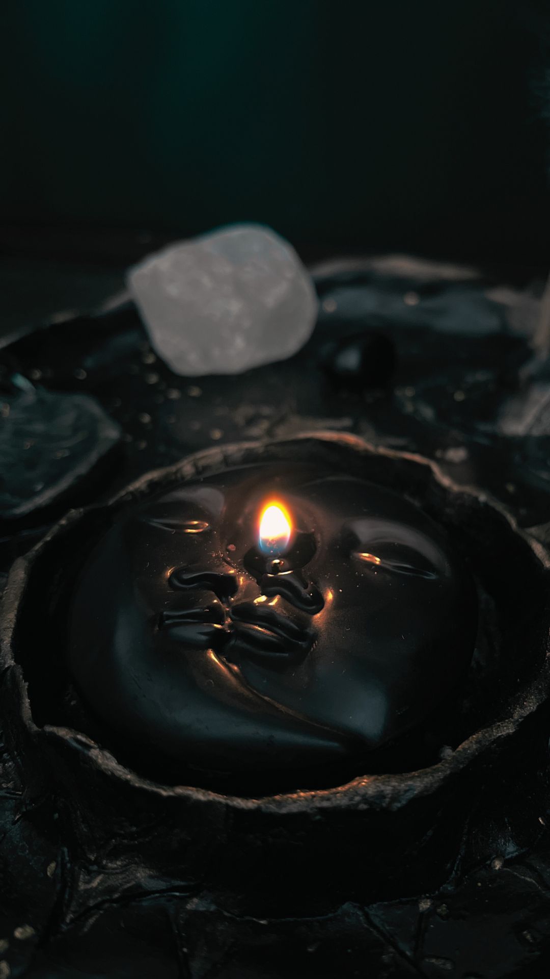 Świeca sojowa Księżyc – Ciemny Księżyc – listopad - obrazek 3