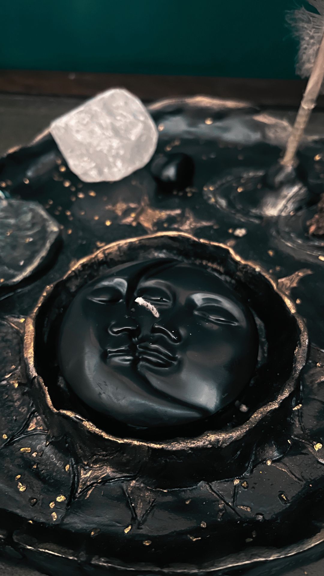 Świeca sojowa Księżyc – Ciemny Księżyc – listopad - obrazek 2