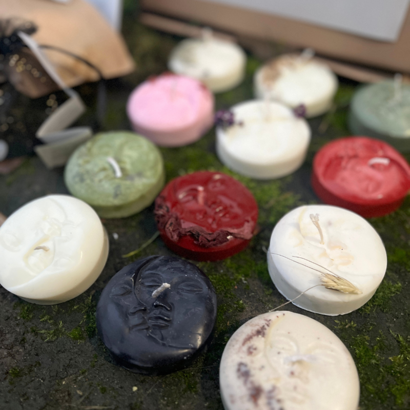 Zestaw 12 świec księżycowych - Księżycowy Kalendarz Pełni 2026