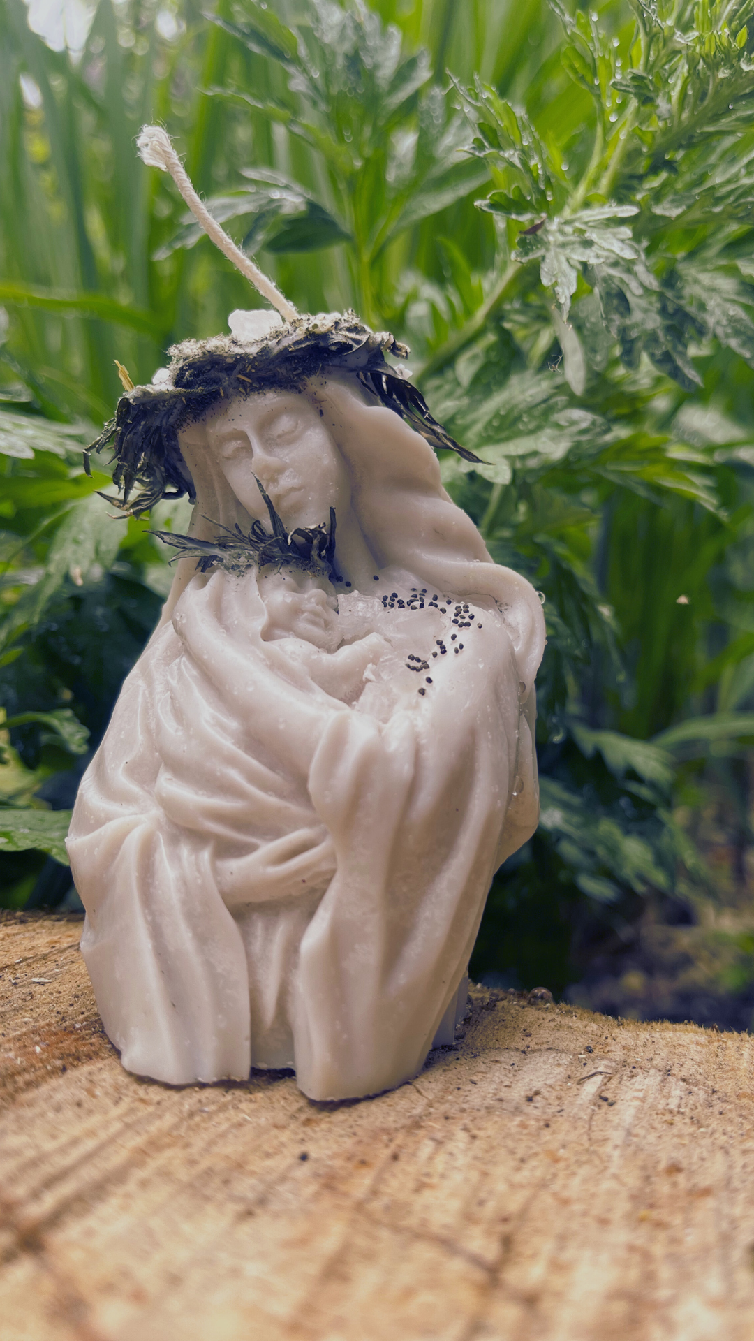 Pradawna Opiekunka - Rodzianica - słowiańska świeca na narodziny