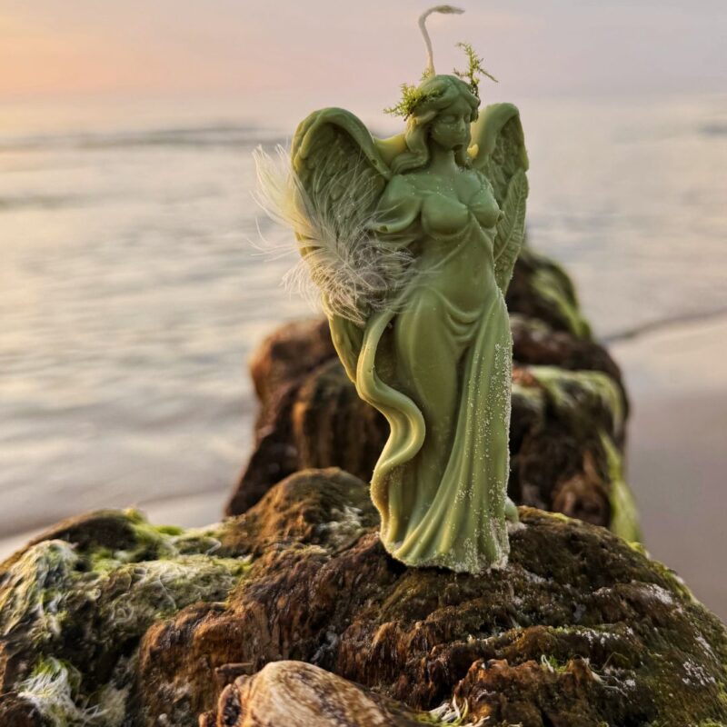 Nadzieja - świeca opiekuńcza - sojowa świeca anioł