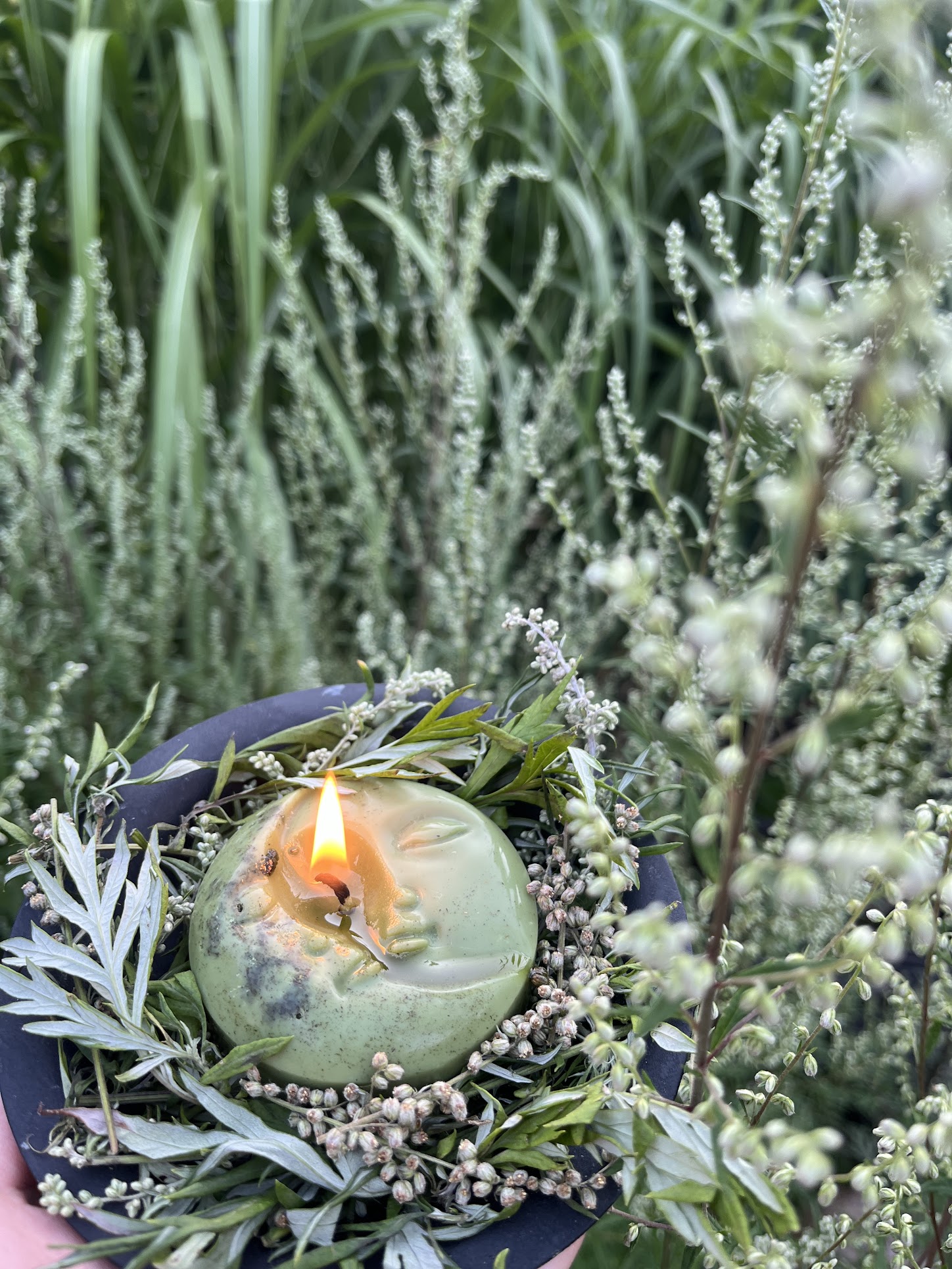 Świeca sojowa Księżyc – Pełnia Zielonego Księżyca – lipiec - obrazek 5