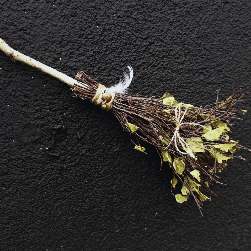 Miotełka Oczyszczenia - brzozowa miotełka Czarownicy