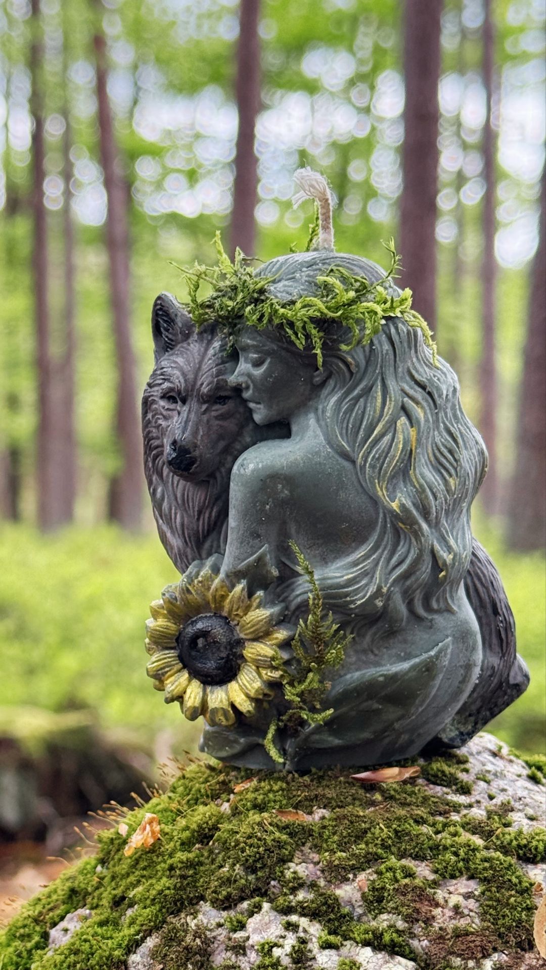 Dziewanna - Bogini wiosny i dzikiej zwierzyny - świeca sojowa