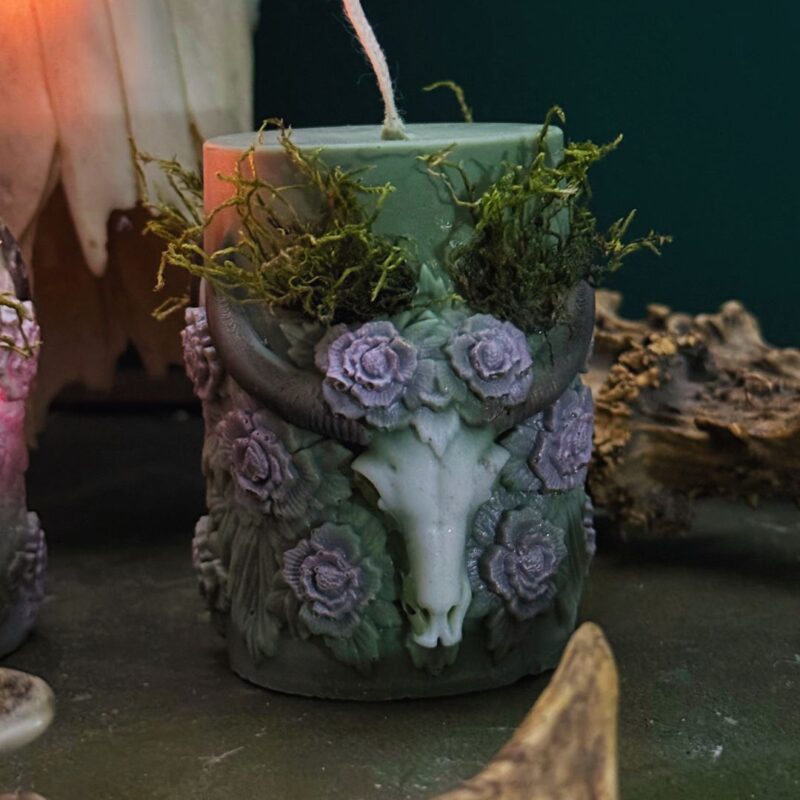 Jeliń - Duch Wiosennego Przejścia - słowiańska świeca sojowa